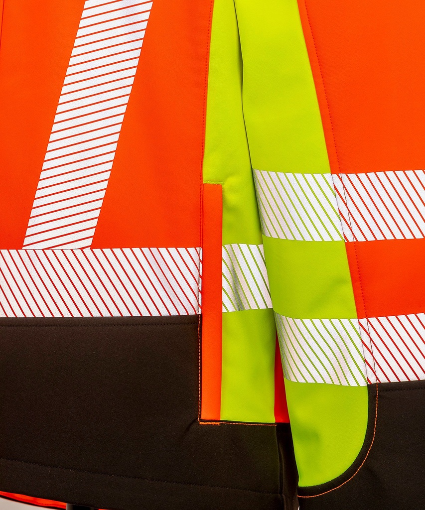 Recycled 3-layer 3-tone Safety Softshell