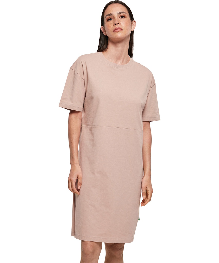 Organic Oversized Slit-tee dress BY181