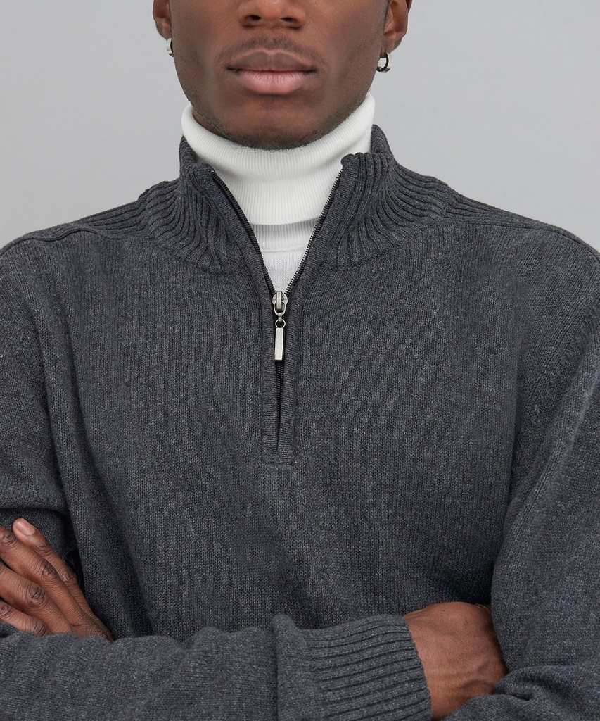 ¼ Zip Knit sweater EA061