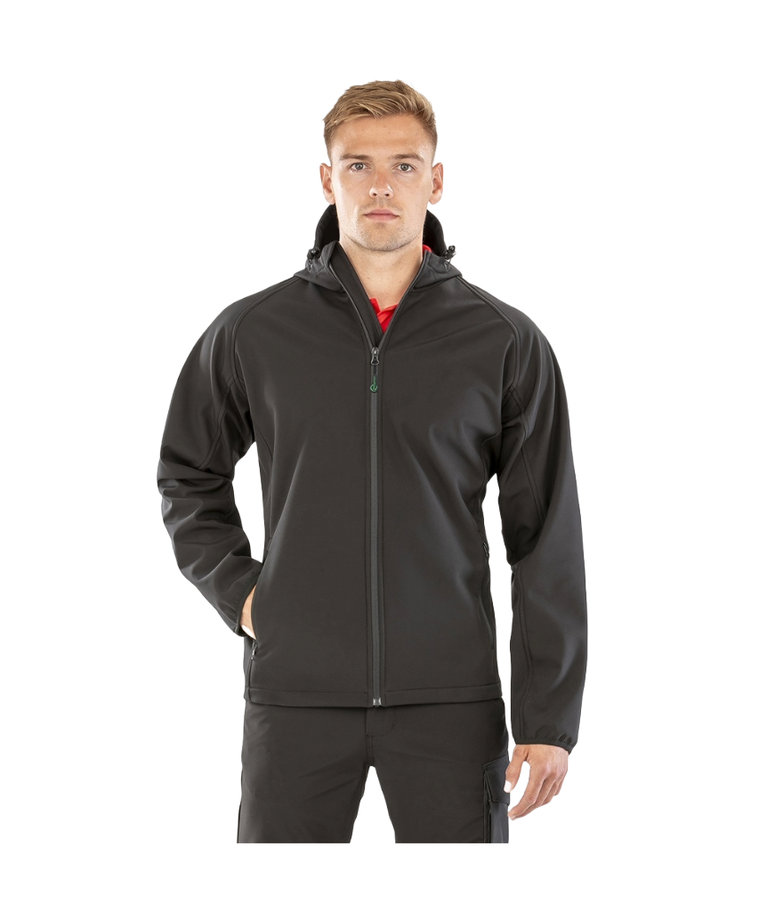 Men's Recycled 3-layer Hooded Softshell♻️ 