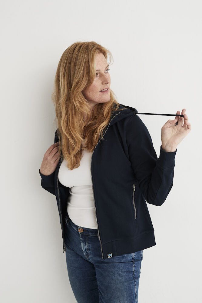 Ladies French Terry Full Zip Hoodie 141509