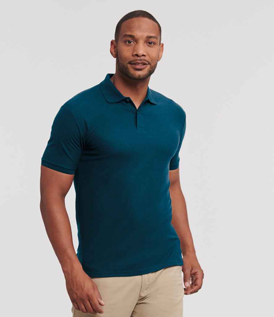 Russell Authentic Eco Piqué Polo Shirt 570M