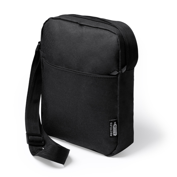 Shoulder bag in RPET polyester. Adjustable carry strap.