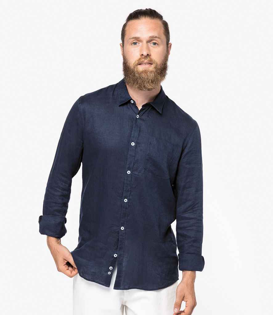 Long Sleeve Linen Shirt NS504