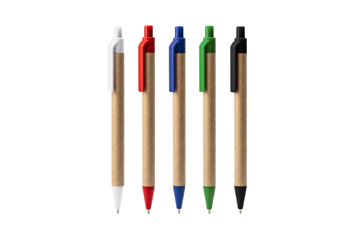 Ball pen Recycled cardboard.