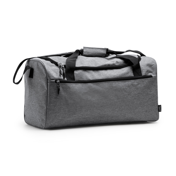 Multifunctional bag made from 300D RPET in a heather finish design. 30 litres capacity.
