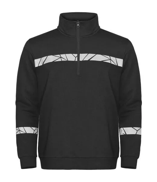 Hi-Vis Half Zip Sweatshirt | Men's | Sustainable♻️