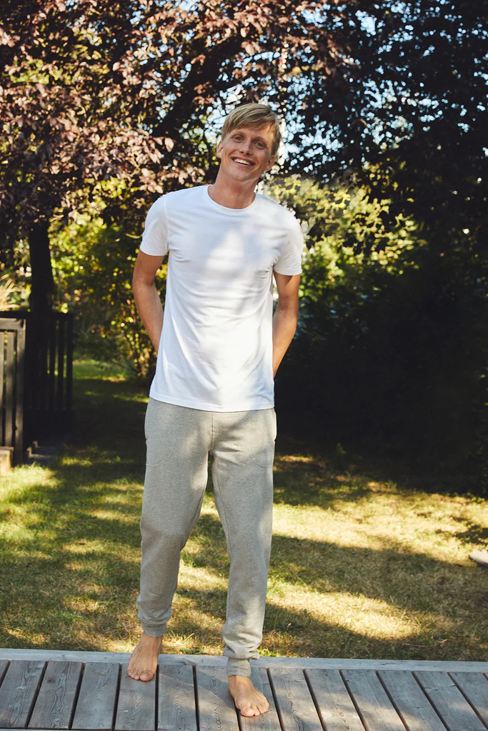 Shaped Unisex Sweatpants with Zip Pockets 