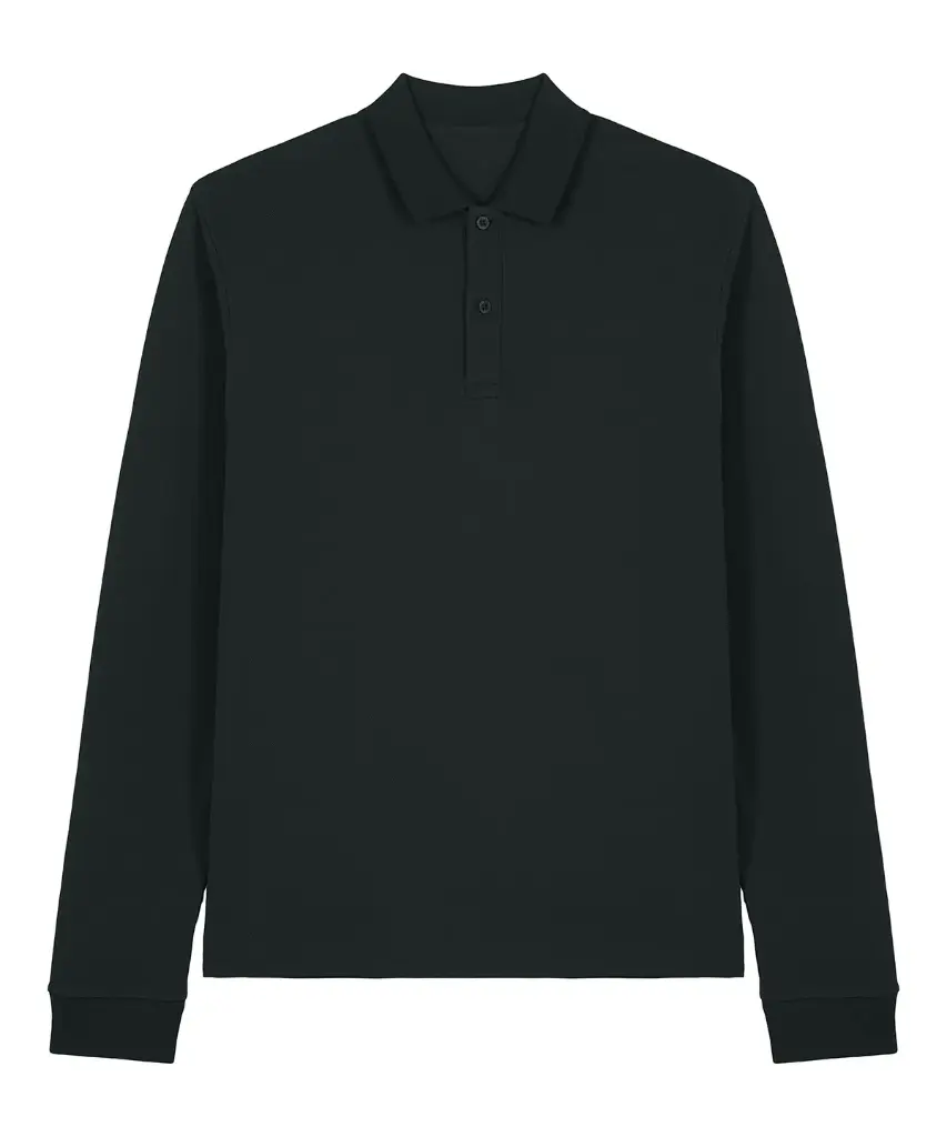 Long Sleeve Polo | Unisex | Organic Cotton