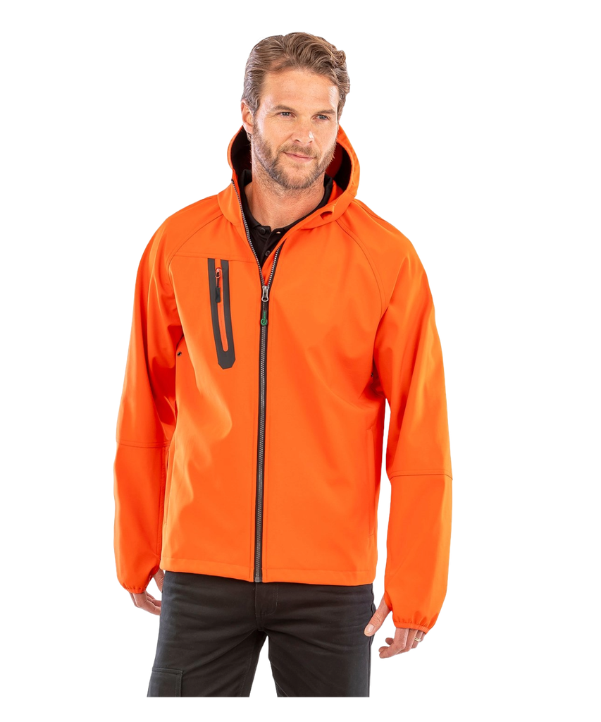 3-layer Recycled Casual hooded Softshell 