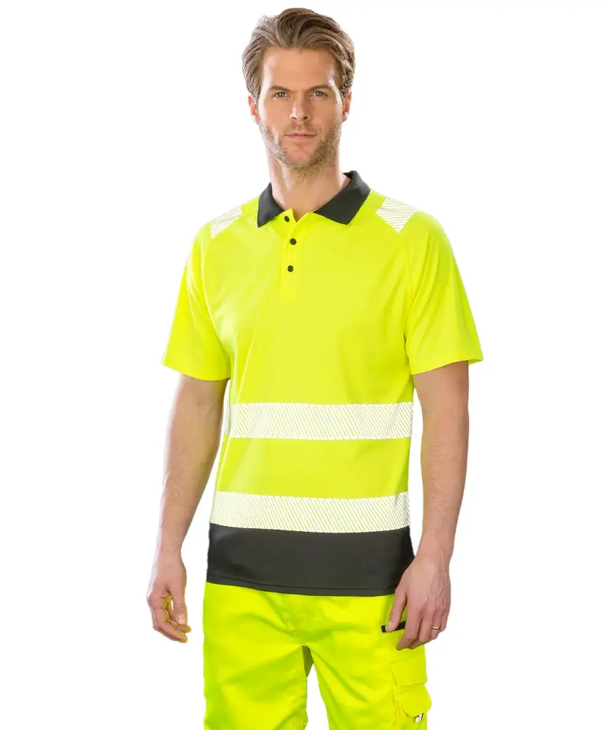 Hi-vis Polo Shirt | Men's | Recycled♻️
