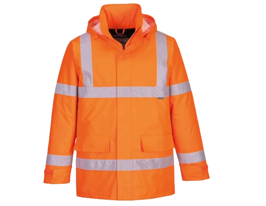 Eco Hi-Viz Waterproof Jacket | Portwest | Recycled ♻️