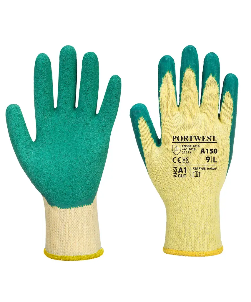 Grip Glove | Recycled Liner | Natural Latex Coating ♻️