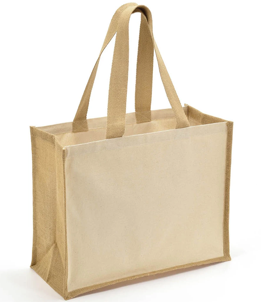 Shopper | Jute & Cotton Canvas