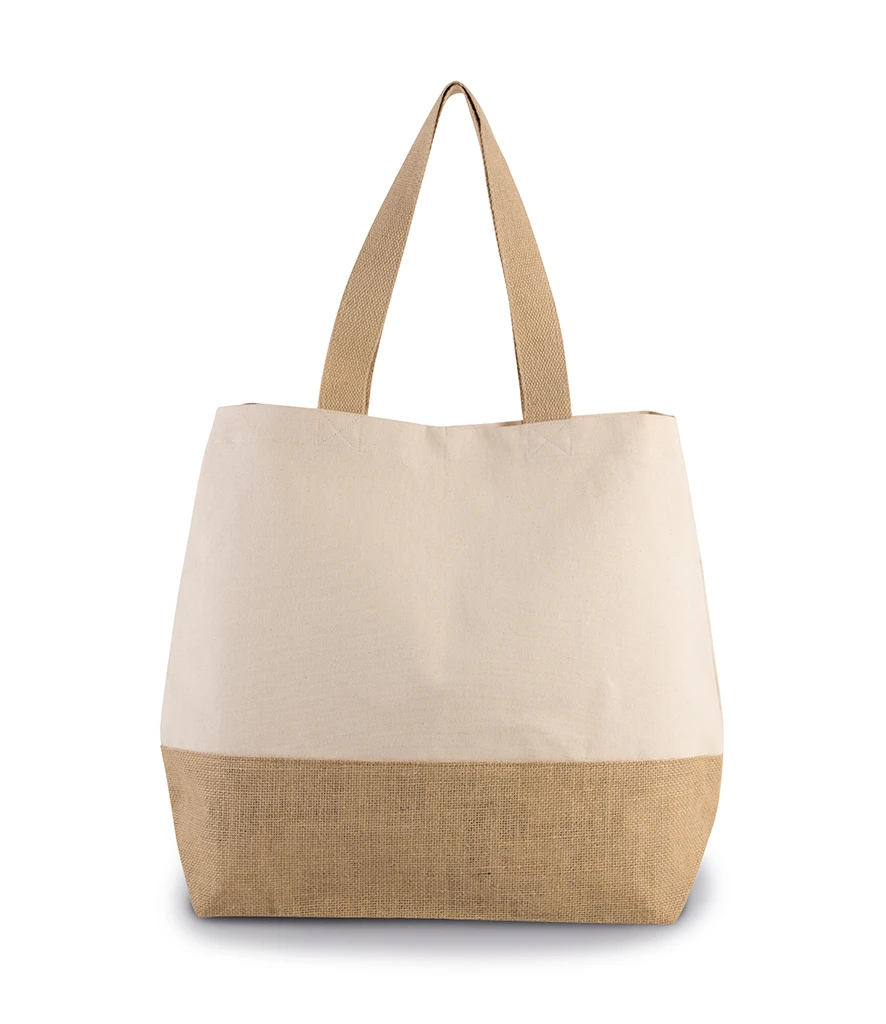Hold-All Shopper | Canvas & Jute🌿