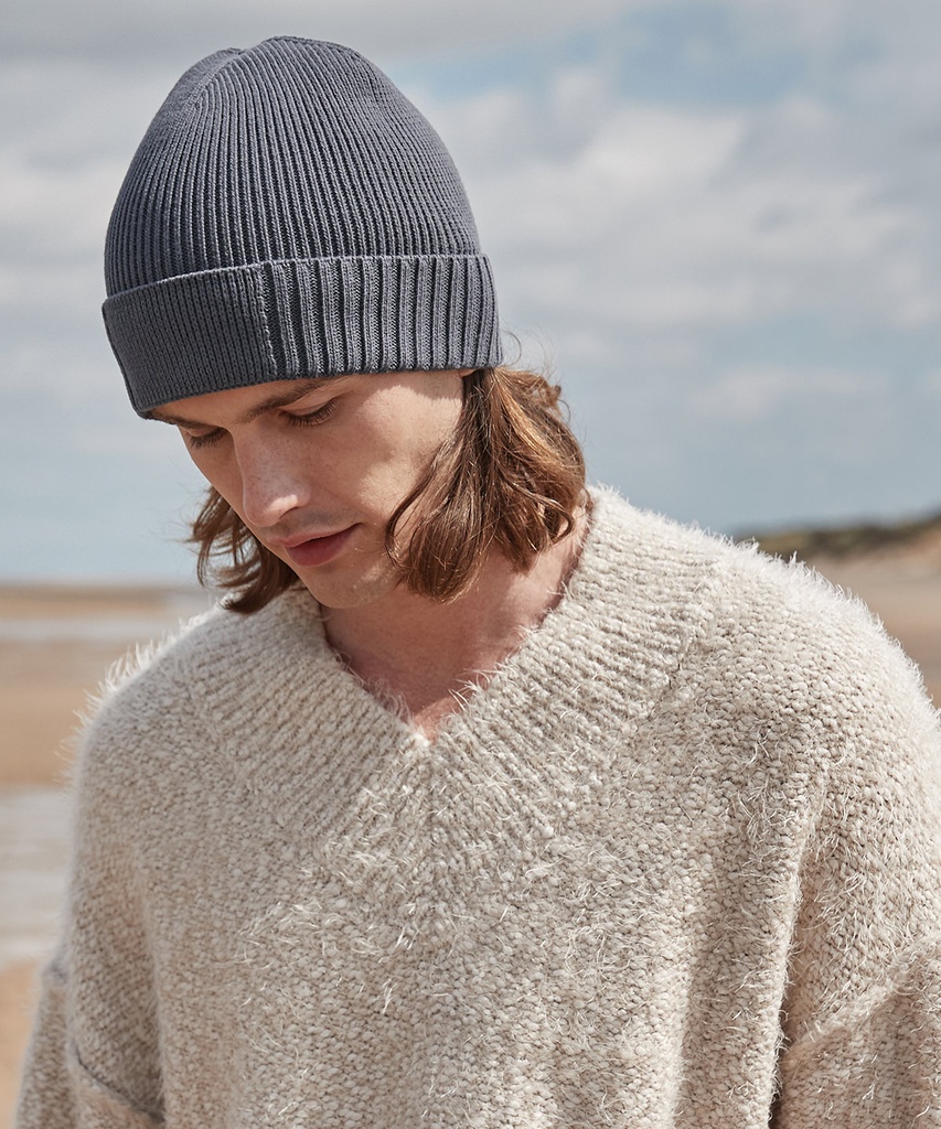 Organic Cotton Patch beanie B438N