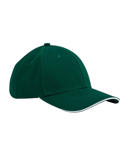 EarthAware® classic organic cotton 6-panel cap – sandwich peak B820C