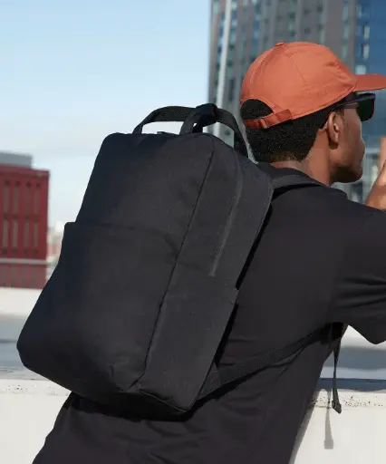 Recycled Polyester 16" Laptop Backpack -Water-Repellent♻️