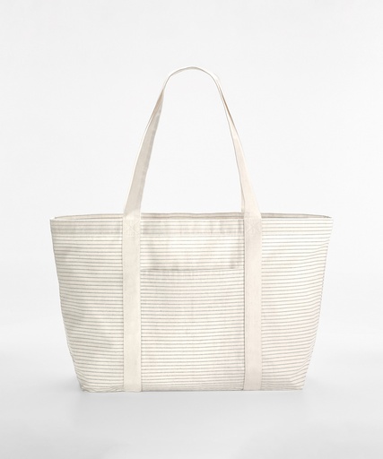Striped Organic Cotton shopper WM255