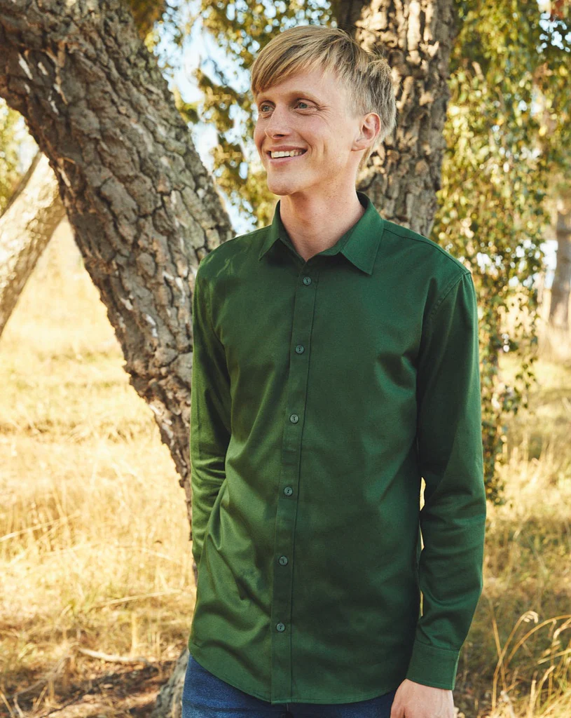 Fairtrade Cotton & Recycled Polyester Twill Shirt🌿