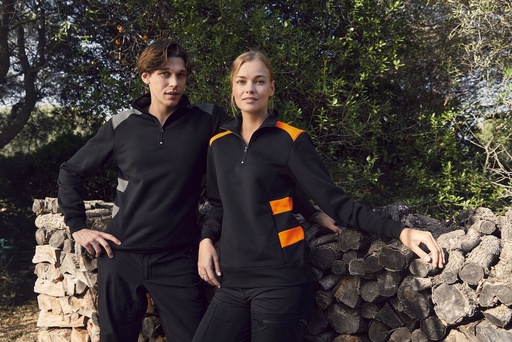 Unisex Hi Viz Half Zip 