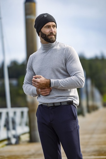 Men's Merino Rollerneck Jumper 355408