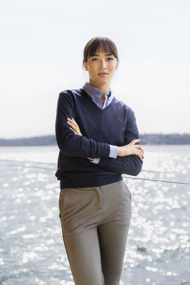 Merino V-neck Jumper 355431