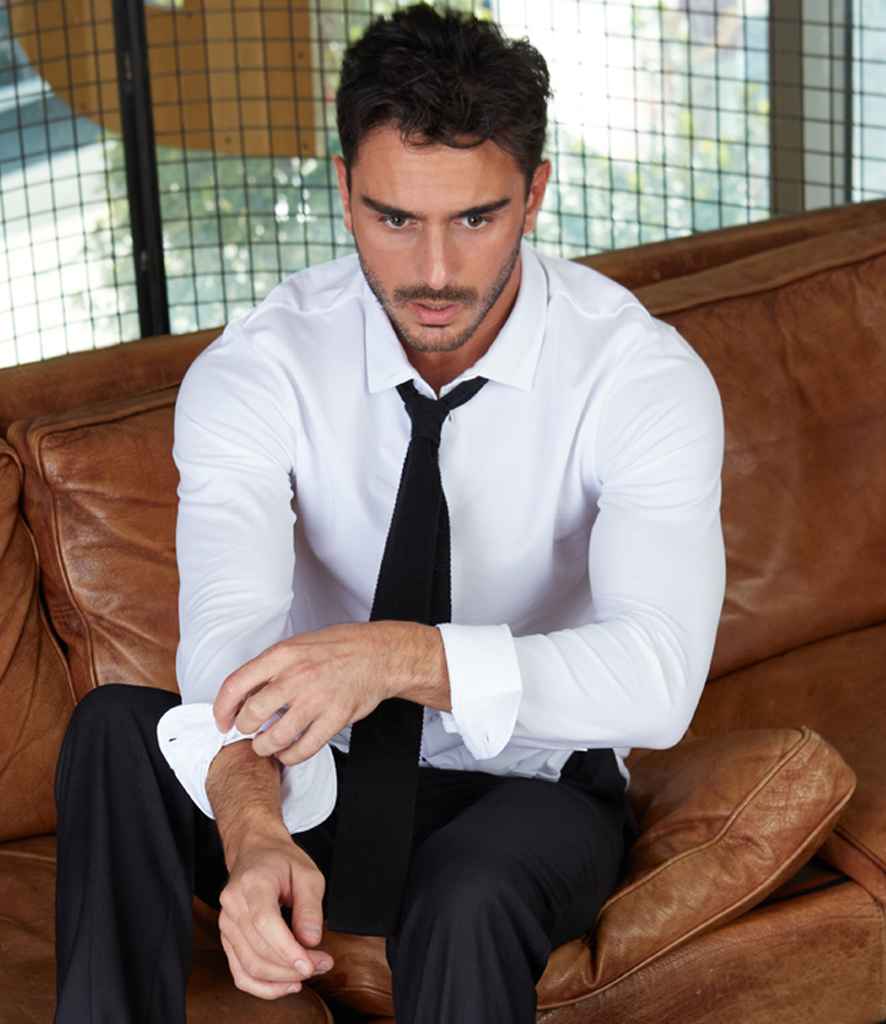 Basile Long-Sleeve Piqué Shirt | Men's | Organic Cotton🌿