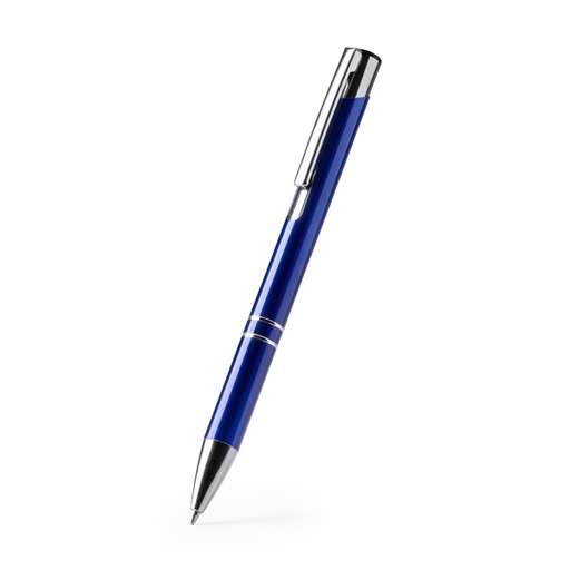 [BL7972] Ball pen with body in recycled aluminium. Blue ink jumbo refill.