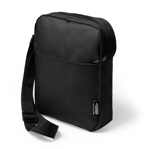 [BO1027] Shoulder bag in RPET polyester. Adjustable carry strap.