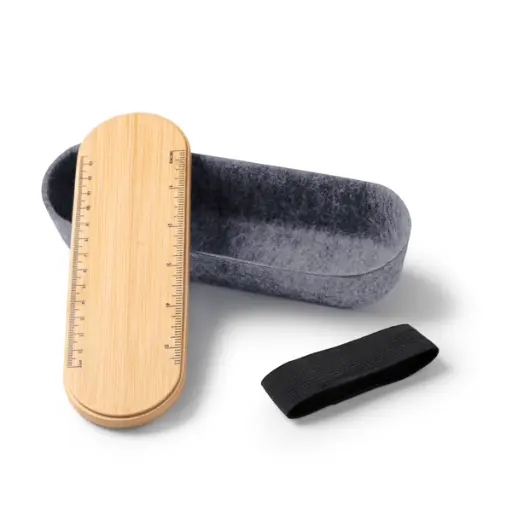 [ET1325] Recycled Pencil Case with Bamboo Lid♻️ 