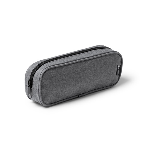 [ET1338] Pencil case in 300D RPET polyester with zipper fastening.