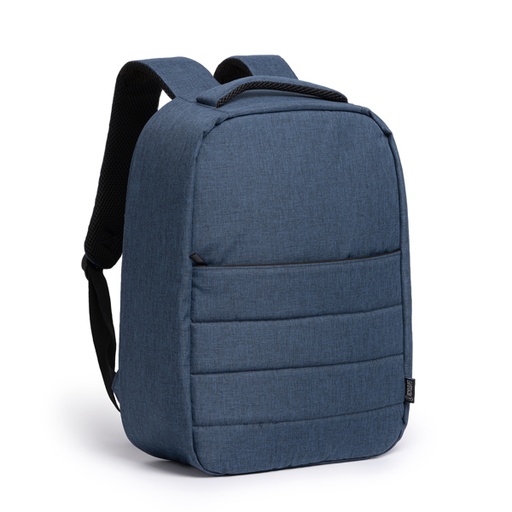 [MO1200] The RPET 300 D anti-theft backpack. 2 main padded compartments to protect your 15" laptop and tablet.