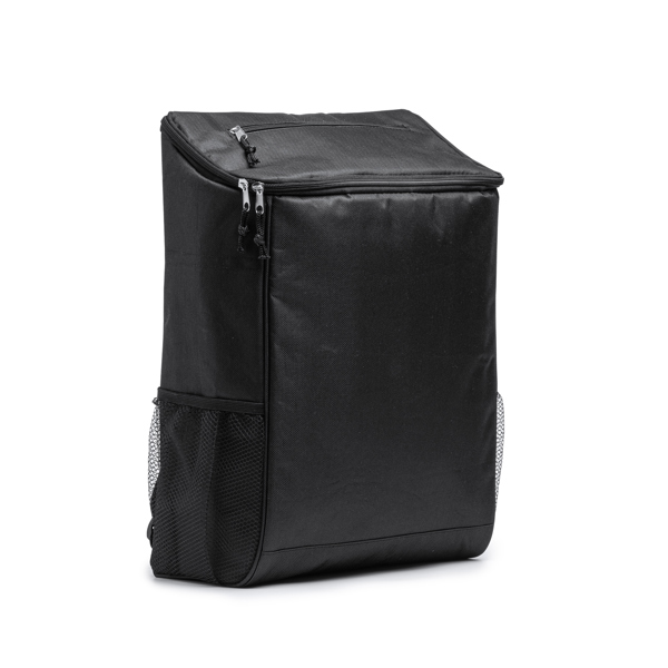 Cooler backpack in RPET. Isothermal lining. 18 litres capacity.