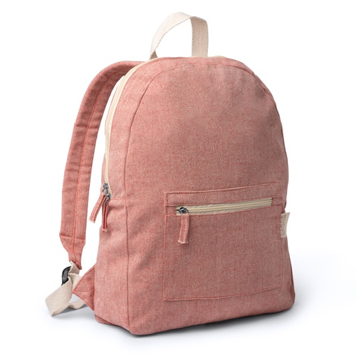 [MO7179] Backpack made of 320 gsm recycled cotton in a heather finish design.