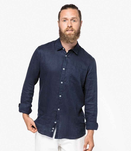 Long Sleeve Linen Shirt NS504