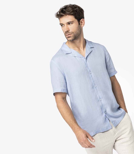 Short Sleeve Linen Shirt NS509