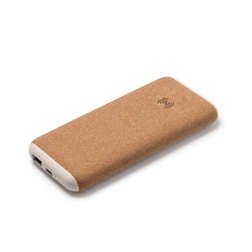 [PB1255] Power bank with structure in cork and wheat fibre. .
