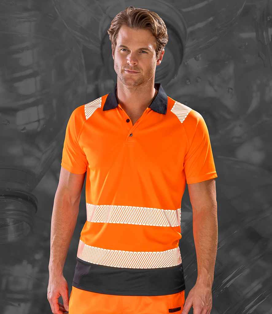Hi-vis Polo Shirt | Men's | Recycled♻️