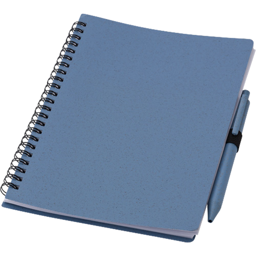 Wheat straw notebook with pen (A5)