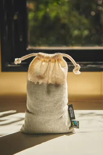 Fairtrade bag with Drawstrings (5 Pack) Small