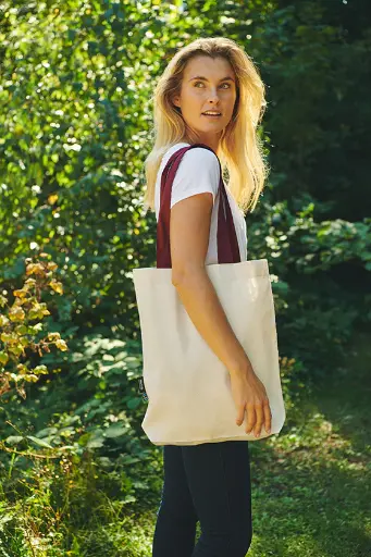 Twill Bag with Contrast Handles