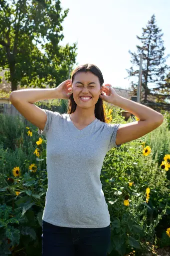 Ladies Fairtrade V-Neck T-Shirt🌿 