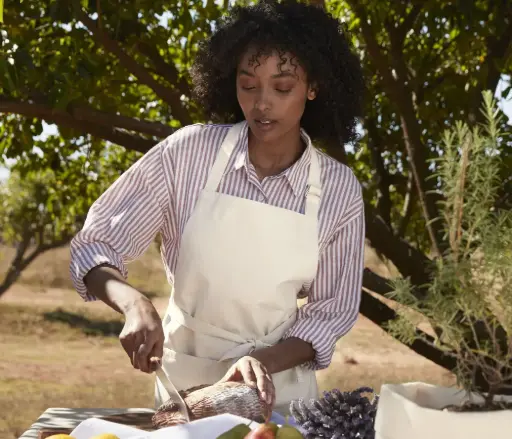 Full Bib Apron | Fairtrade Cotton Drill🌿